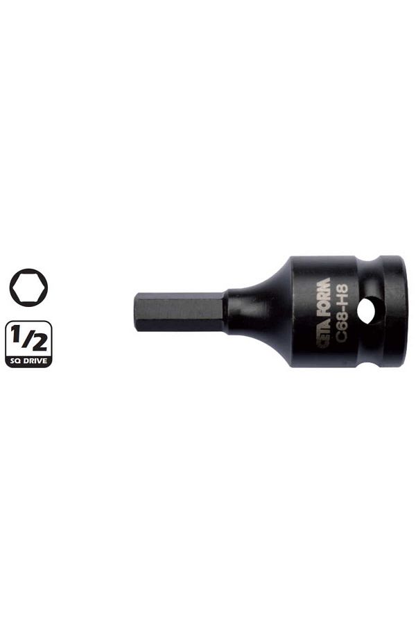 Ceta-17 Mm Form 1/2” Allen End Air Socket Bits 1