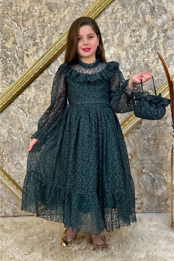 Green lace dress styles store