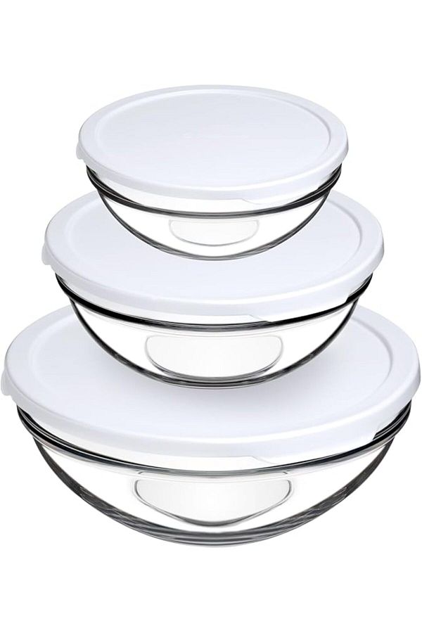 Paşabahçe-3-Piece Chefs Storage Container Set - Transparent 1