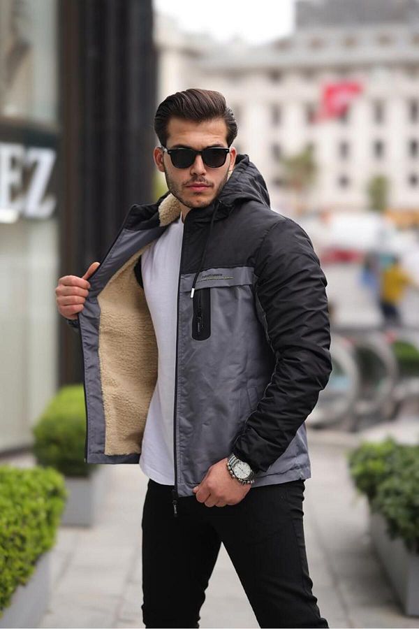 AB LL TA Winter Coat with Fur Inside Water and Cold Proof Trendyol