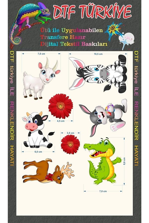DTF BASKI-Ready to Print-transfer -application-patch-sticker-textile with iron 1