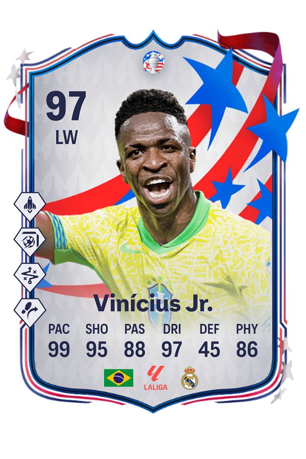 BERKANTTP-Vini JR - Copa America Orange Fut Card 1