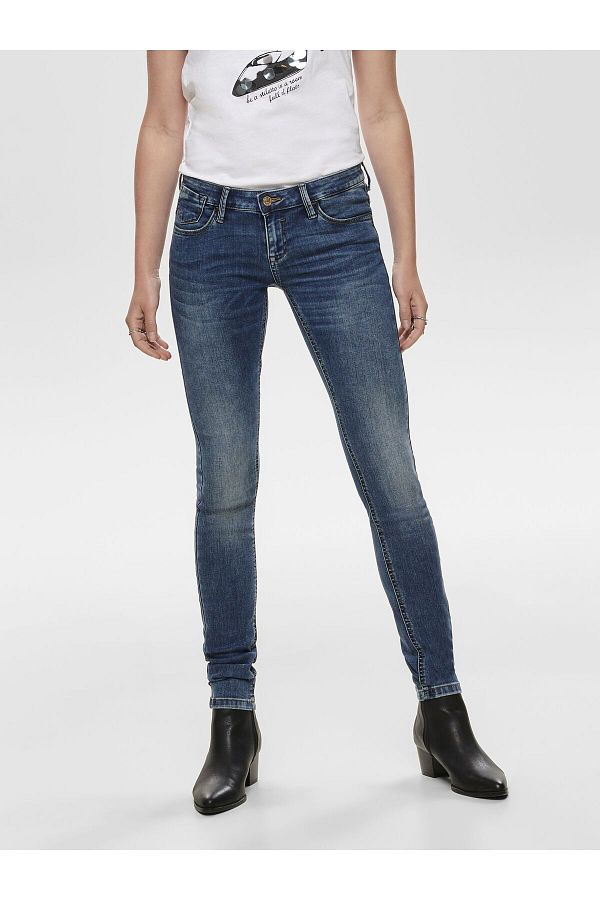 ONLY-Skinny Jeans Onlcoral Sehr niedrige Taille Skinny Fit Jeans 1