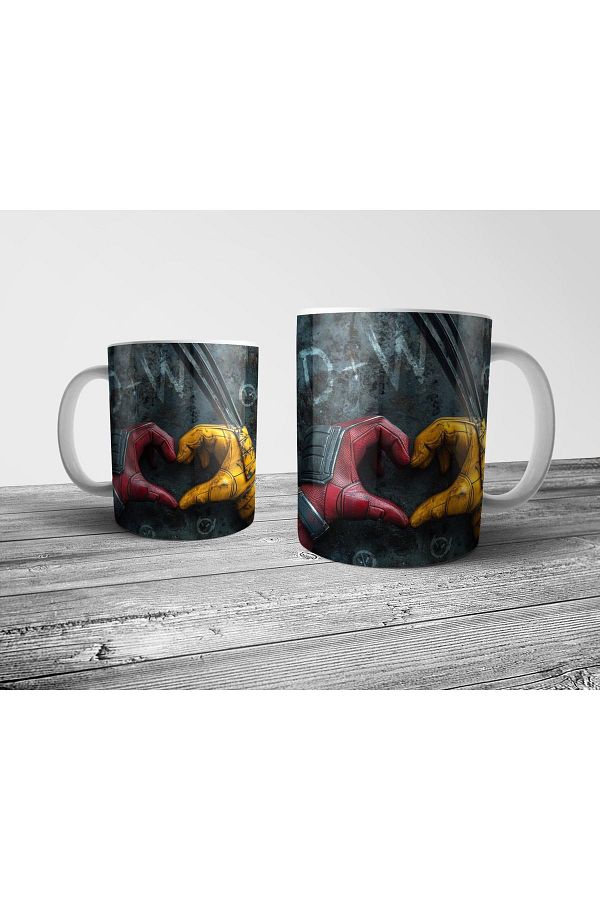 Pixxa-Marvel Deadpool & Wolverine Mug Cup Model 8 1