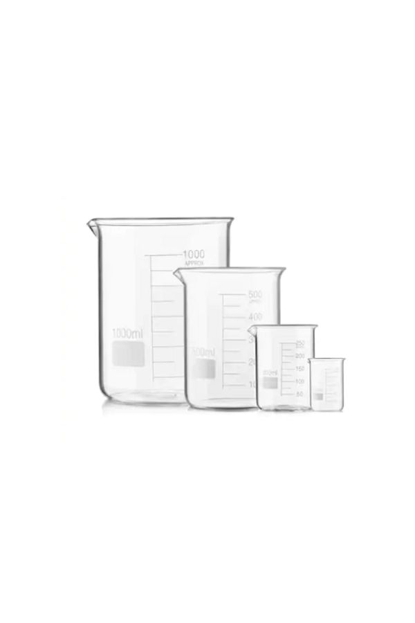 LAB-Glass Beaker Measuring Cup 400 Ml 1