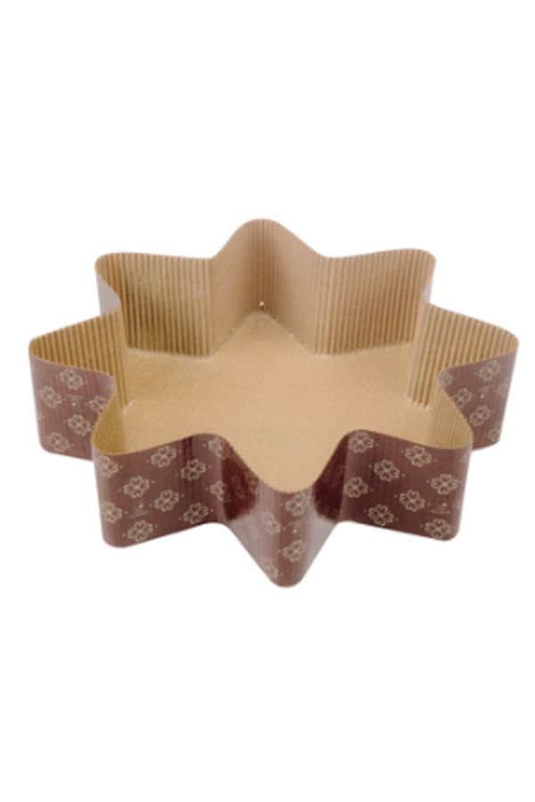 hobs-Eight-Pointed Star Shaped Paper Pastry Cake Mold 1