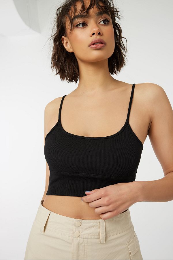 Ardene-Ribbed Ultra Crop Tank Top 1