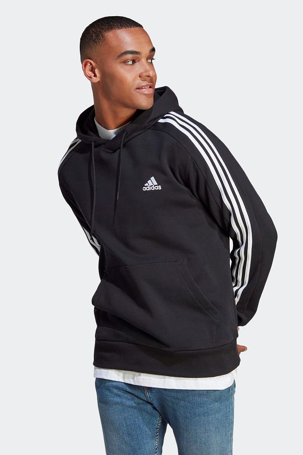 Adidas men's hooded sweatshirt discount