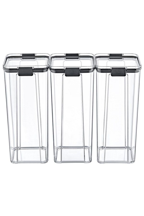 Box Up-3-Piece Transparent Storage Container 1800 ml - Large Capacity Food Storage Solution 1