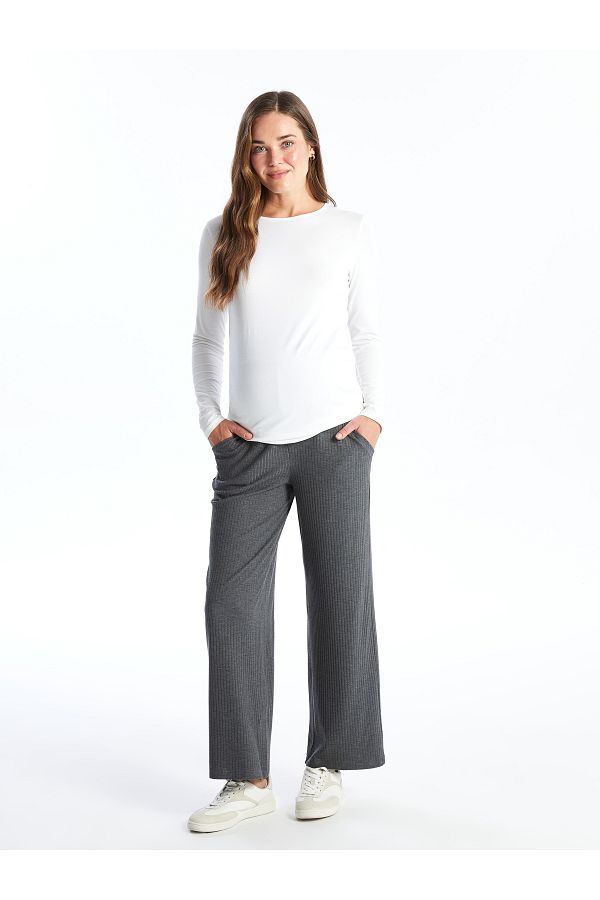 LC Waikiki-Maternity Pants - Elastic Waist and Abdominal Panel 1