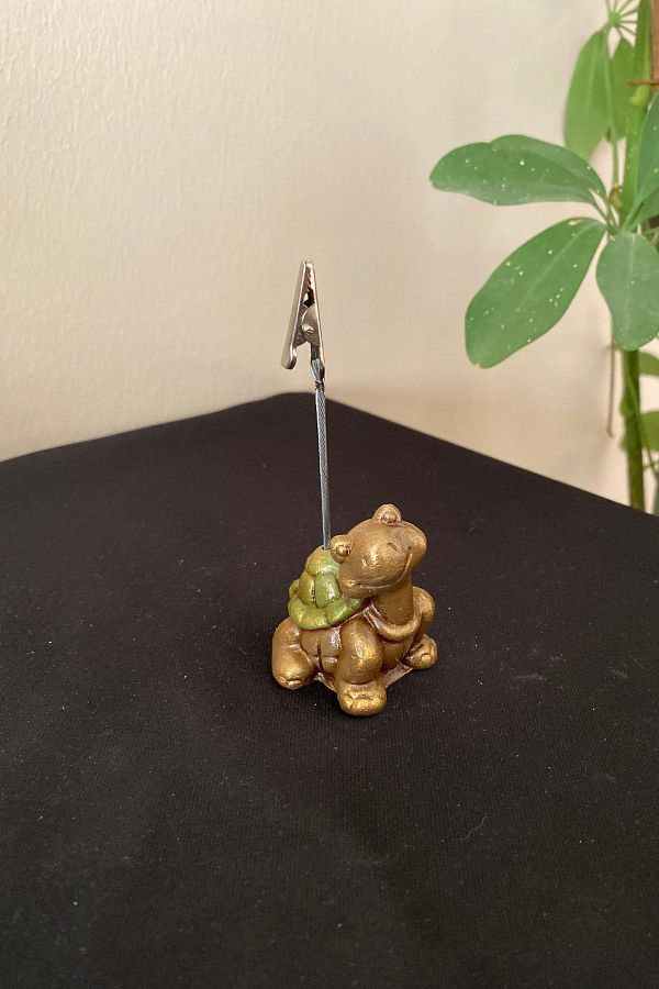 Tasarloxi-Turtle Note Holder - Small Design 1