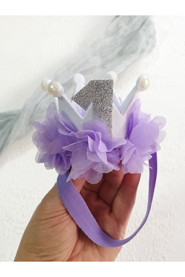 Toka Perisi Kız Bebek Lila Prenses Doğum Günü Tokası