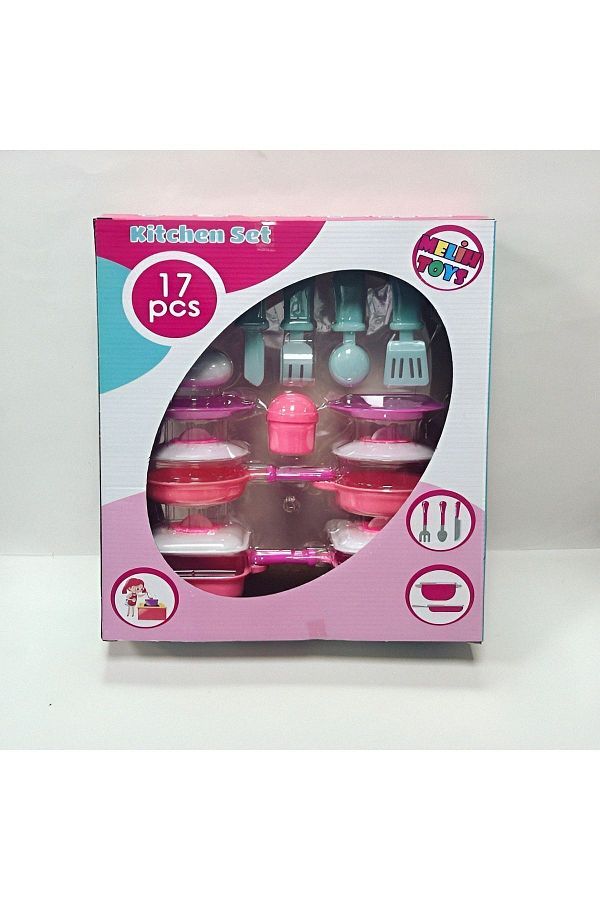 b d k baby kids 17 Piece Toy Kitchen Set Trendyol