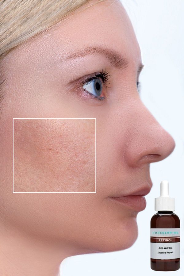 Puredermine-50 ml Retinol 2.5% Large Size Face Serum - Crepe Removal, Dark Spots and Fine Lines 1