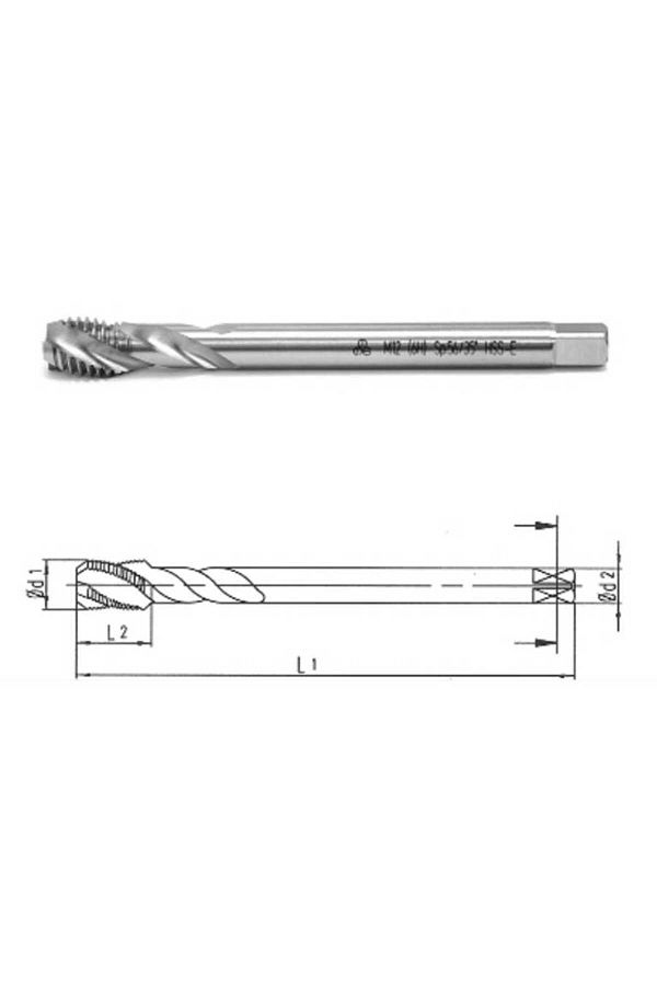 Makina Takım-Mte M22 - Helix Machine Thin Shaft Guide Hsse Din 376/c 1