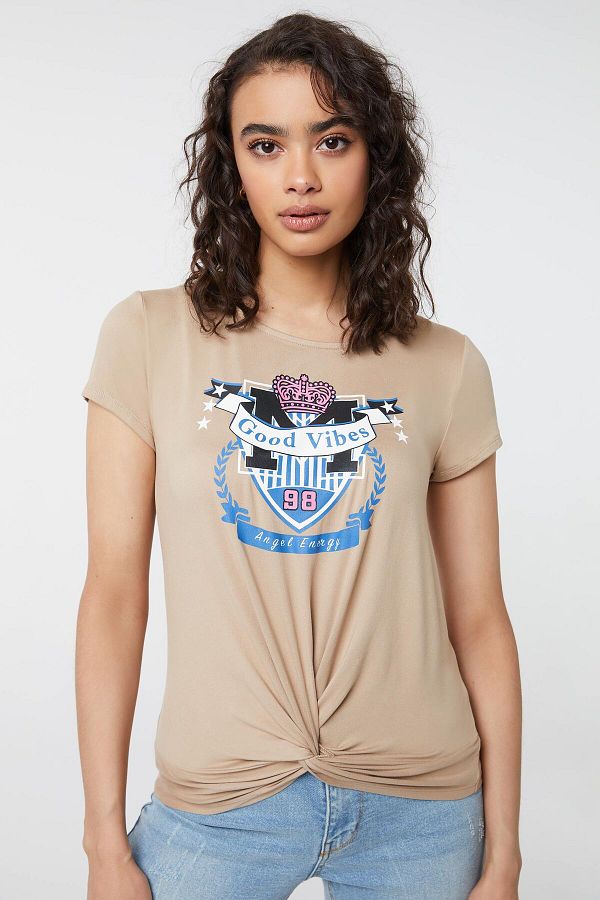 Ardene-Front Twist Graphic Tee 1
