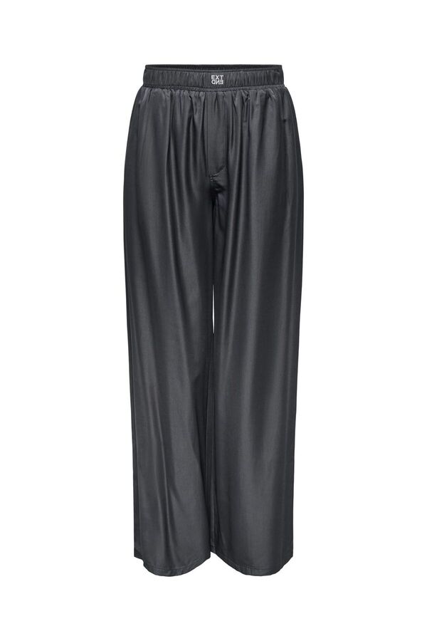 ONLY-Hose Onlamalie Mittlere Taille Weiter Beinschnitt Hose 1