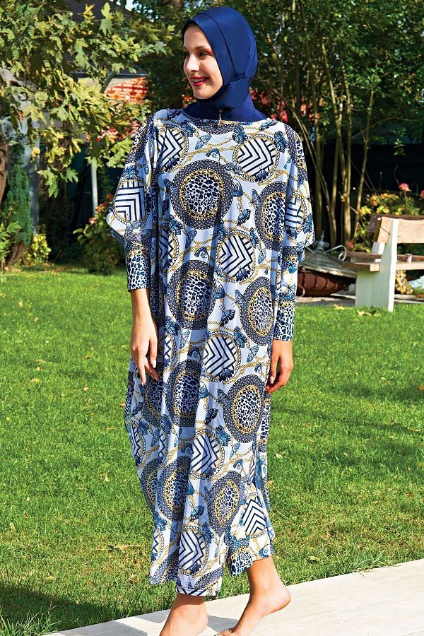 Remsa Mayo Hijab Swimsuit Knitted Single Kaftan Pareo 2417 1P Trendyol