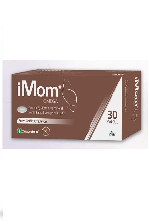 Imom-Omega 30 Capsules - Simple and Stylish Design 1