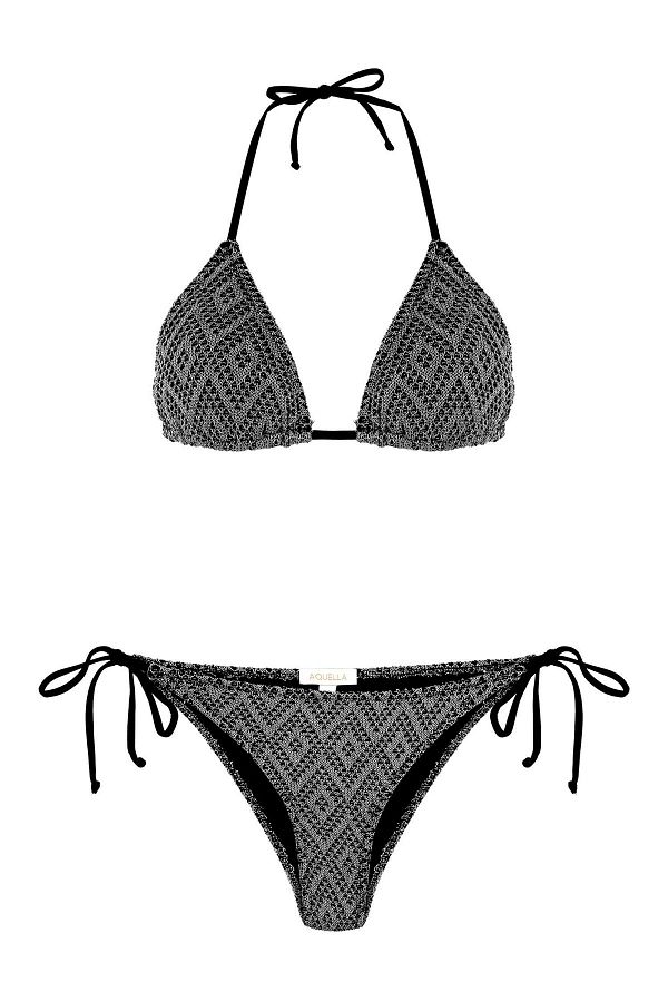 AQUELLA-Knitwear Triangle Bikini Set 1