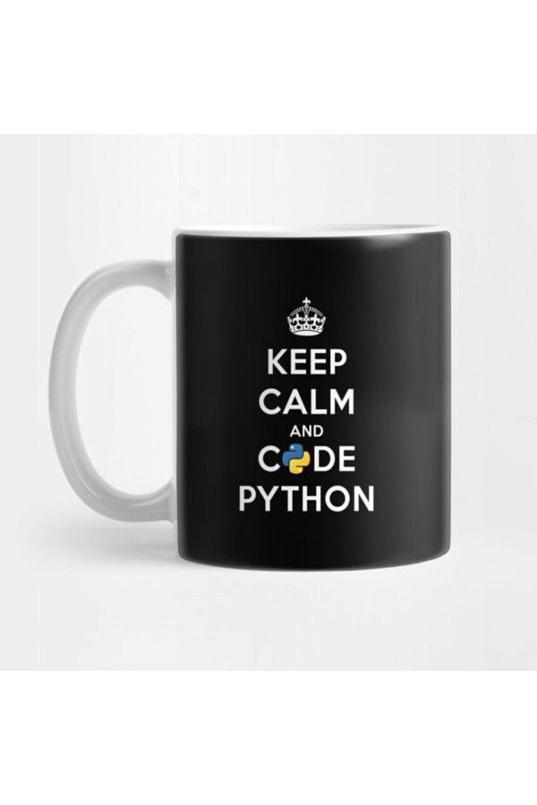 Pixxa-Keep Calm And Code On For Python Develop Mug 1