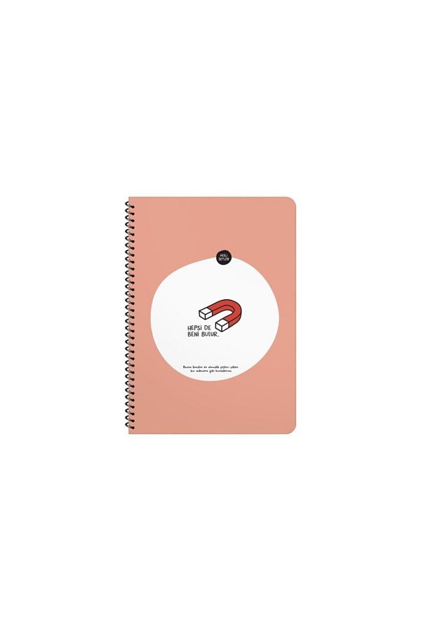 Hisli Şeyler-All Find Me Written A4 Checked Notebook 1