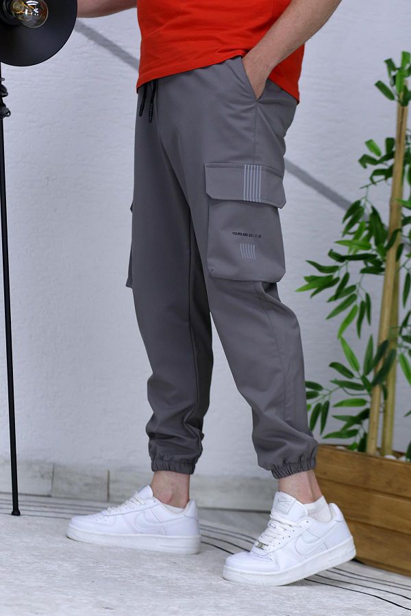 WAFRA Men s Reflective Jogger Cargo Pants Trendyol