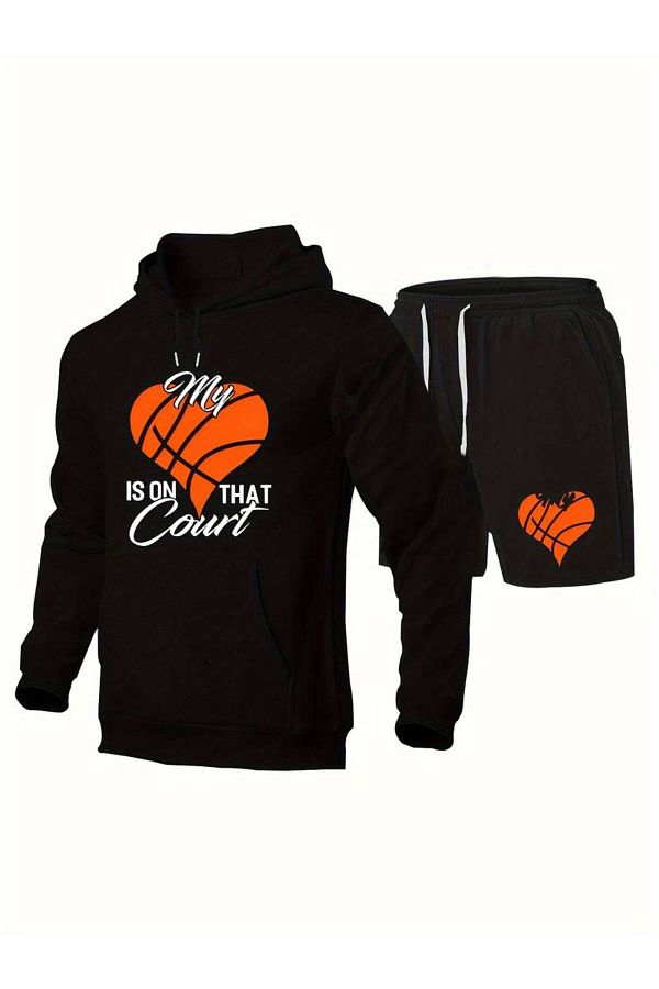 AMMA-Unisex My Is On That Court 3 Yarn Sweatshirt and Tracksuit Set 1