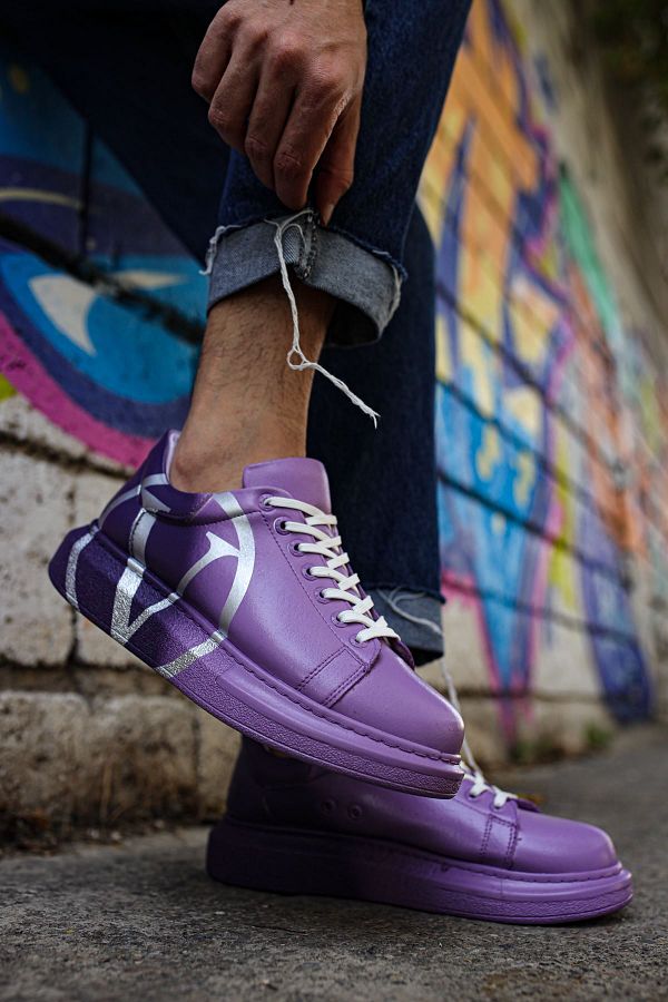 Chekich Cbt Pittura 490 Purple Dark Purple Men s Shoes V Trendyol