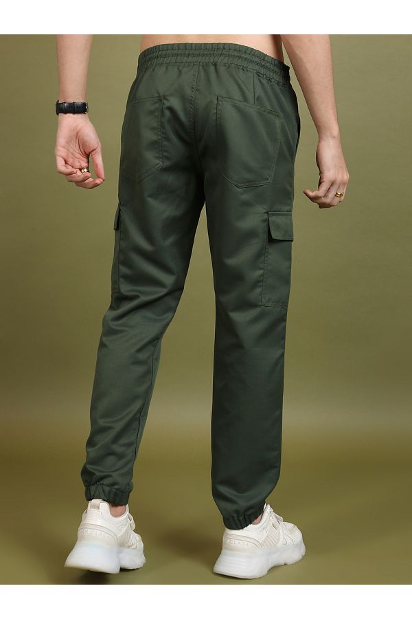 Highlander By Styli Regular Fit Mid Rise Cargo Style Joggers Trendyol