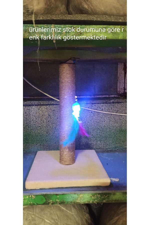 MAVİ UMAY-Illuminated Cat Scratching Platform 1