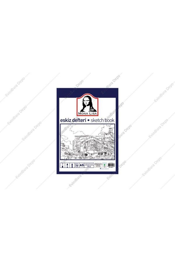 Südor-Monalisa Sketchbook with Wire A5 120 Gr 50 Yp Mn13-5 1