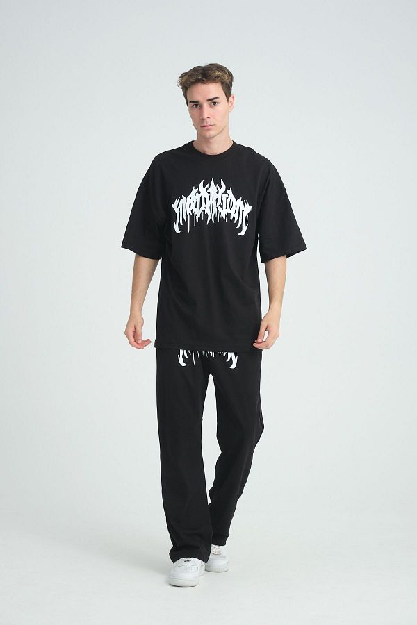 Four Man-Modern and Comfortable Design - Oversize Summer Thin Fabric Suit Set 1