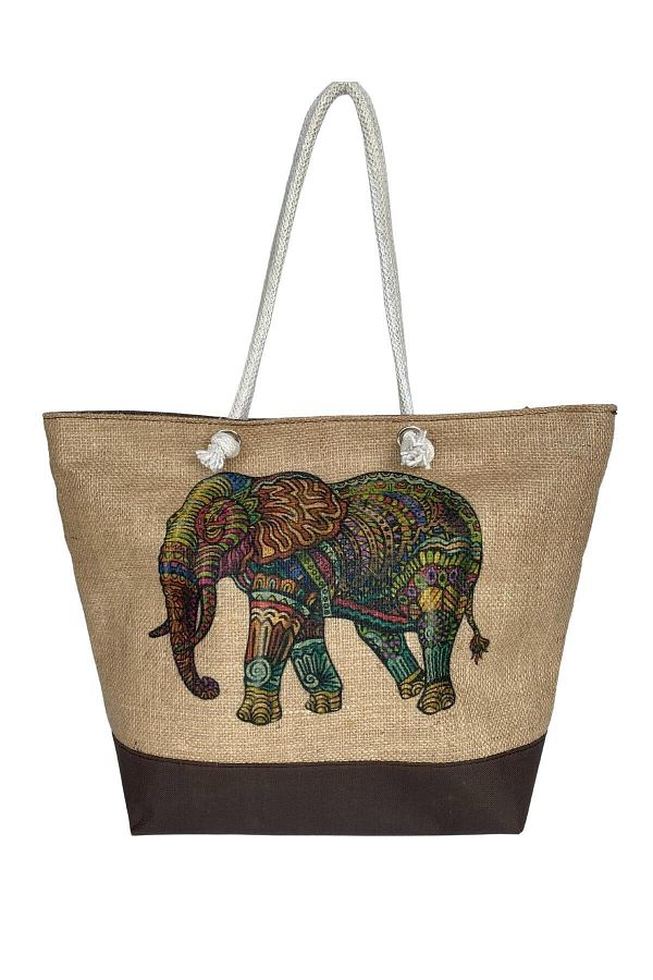 Elephant straw bag shop