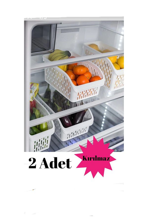 VİZYON-2 Large Size Refrigerator - Organizer Bathroom and Storage Container 1