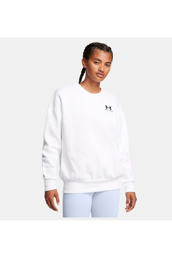 Under Armour Ua Icon Fleece Women s Oversized Sweatshirt Crew Neck 1379475 100 Trendyol