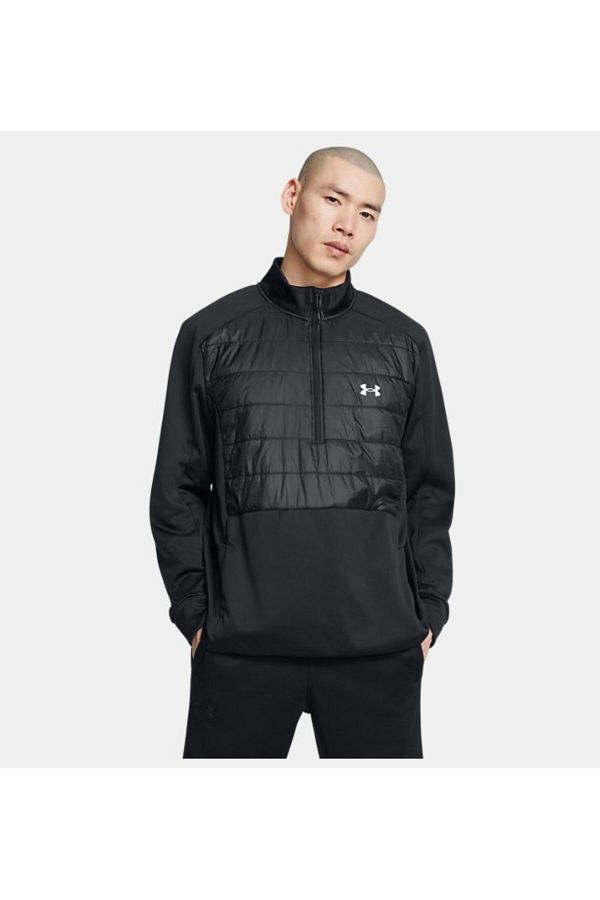Under Armour Men s Ua Armour Fleece Half Zip Swacket Coat 1385847 001 Trendyol