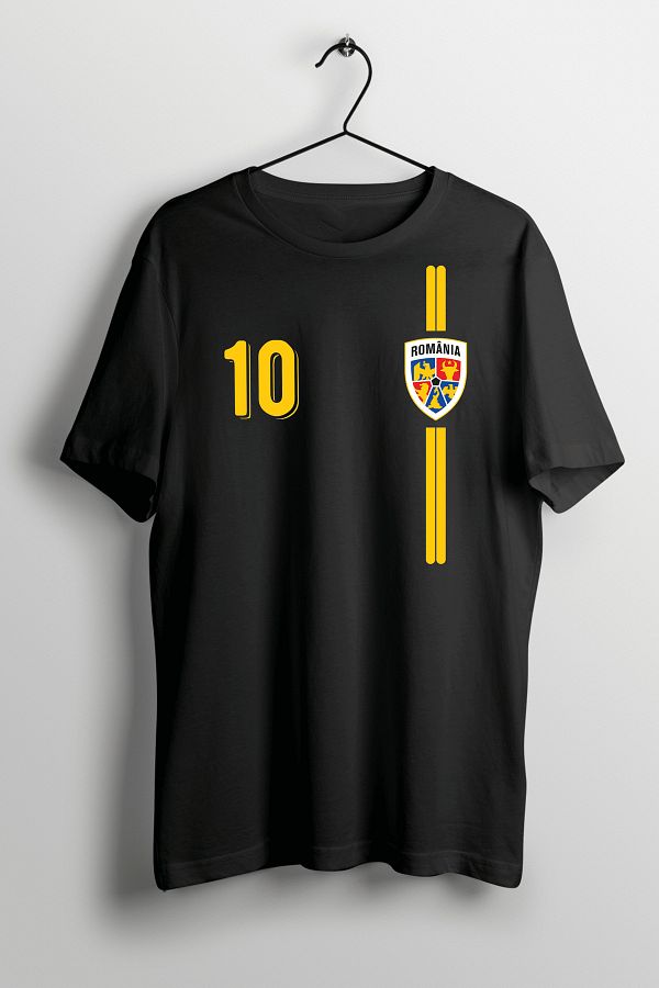 Pisa Art-Tricou de fotbal supradimensionat retro România - Tricou retro fotbal România 1