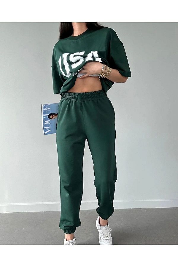 Sweatpants and crop top set clearance
