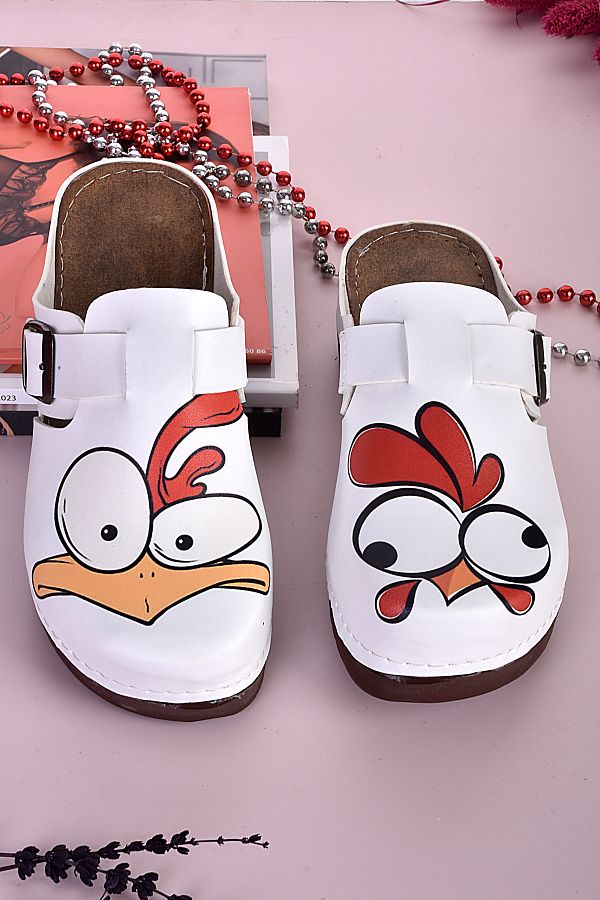Rooster slippers discount