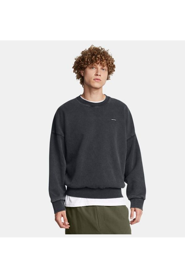 Under Armour-Ua Icon Heavyweight Men's Fleece Sweatshirt - Oversized Crew Neck 1386553 -001 1