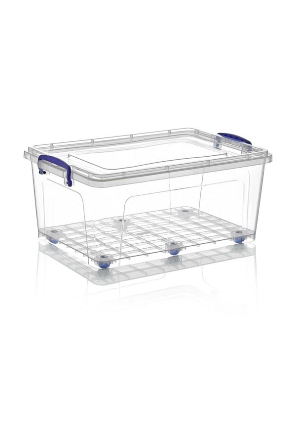 Vienev-30 Liter Transparent Storage Box and Toy Box 1