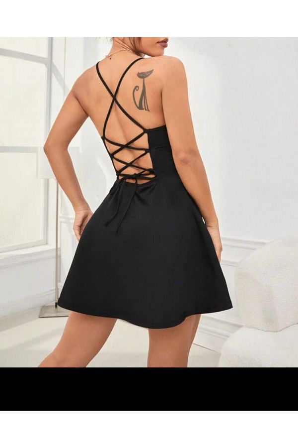Black dress flare skirt shop
