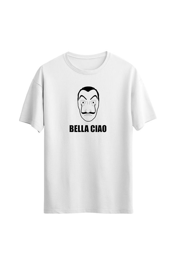 Ac k Garaj Unisex Bella Ciao Printed Regular Short Sleeve T shirt Trendyol