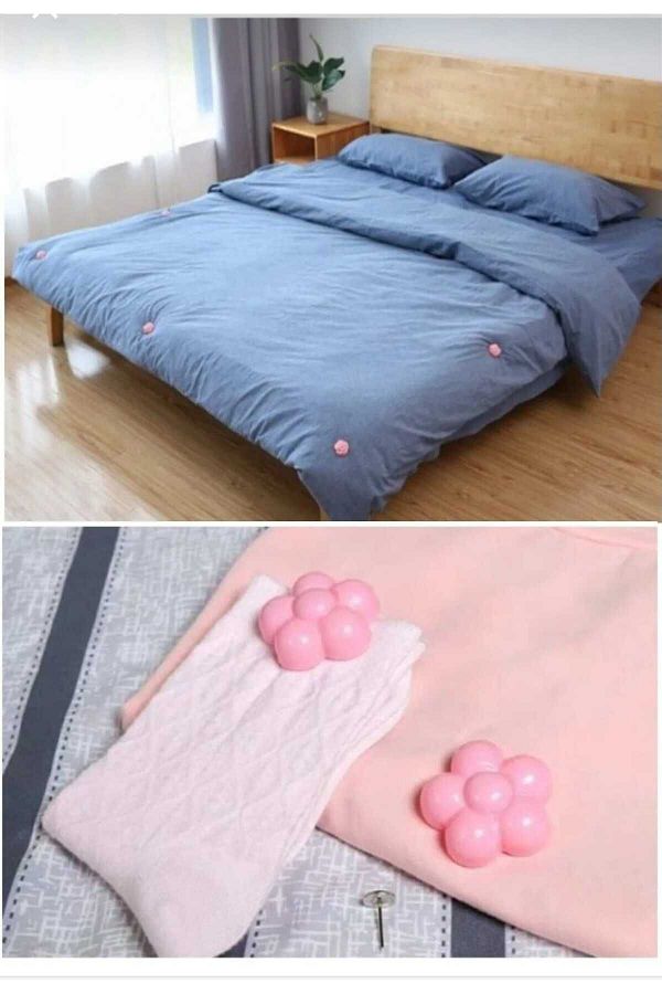 Quilt cover holder outlet