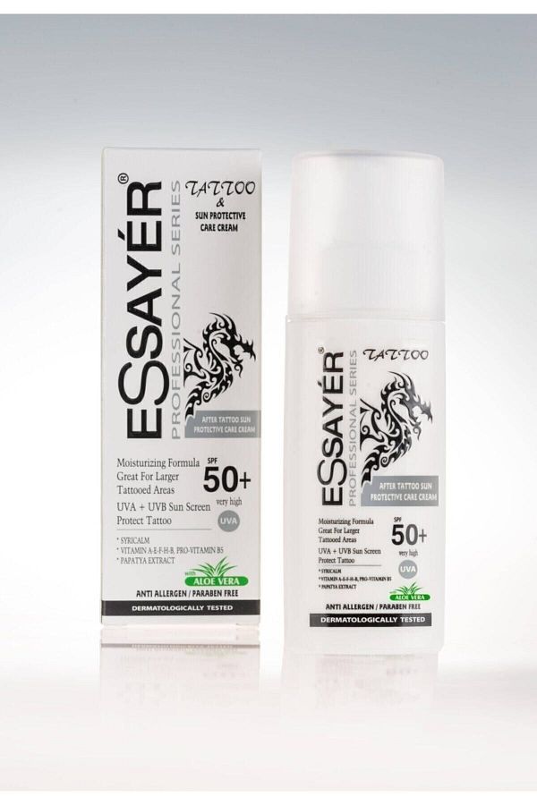 ESSAYER-After Tattoo Sunscreen Skin Care Cream Spf 50 + 1