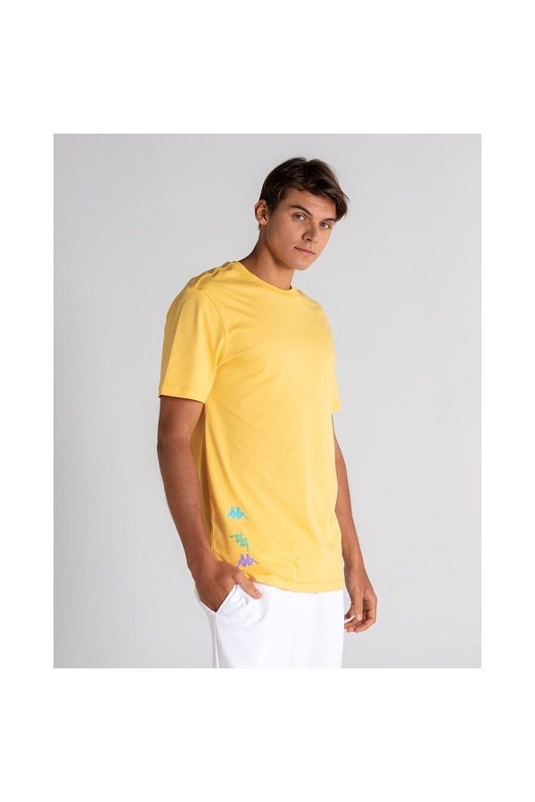 Kappa T Shirt Yellow Regular fit Trendyol
