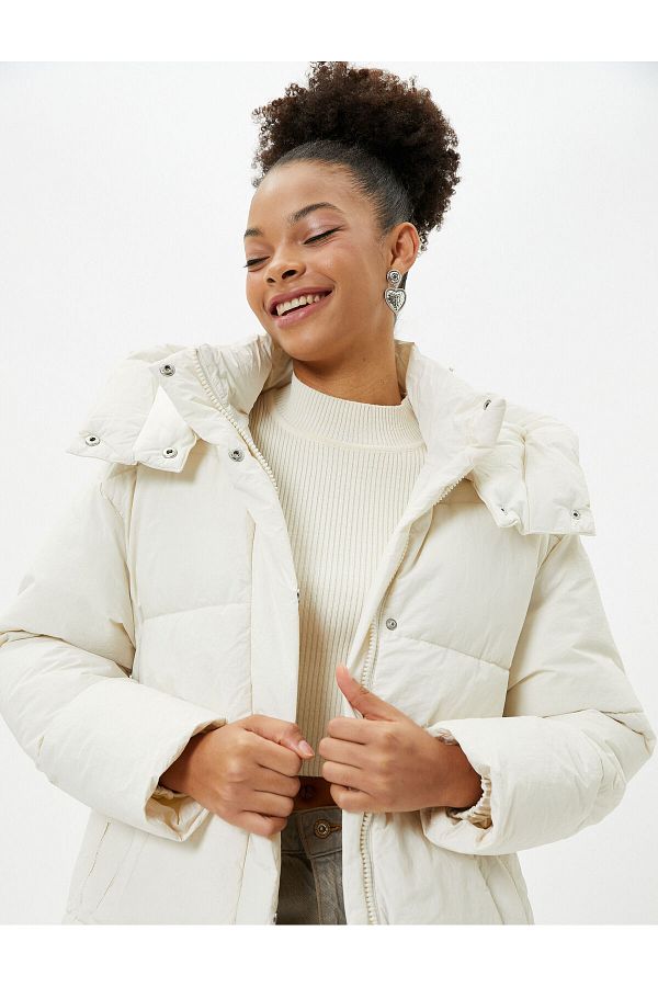 Wind flap jacket outlet
