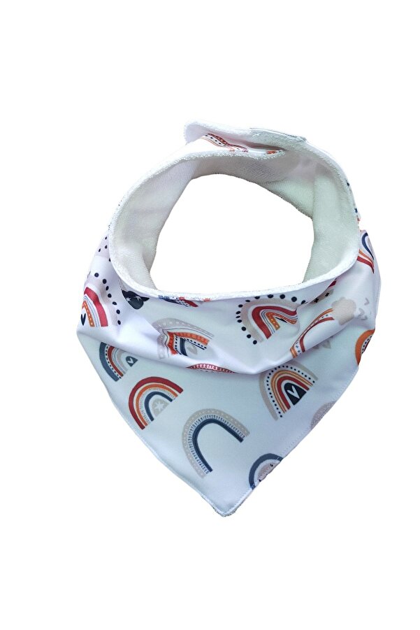 Lulunun Renkleri Sıvı Geçirmez Çift Yönlü Bebek Salya Fuları Ve Mama Önlüğü