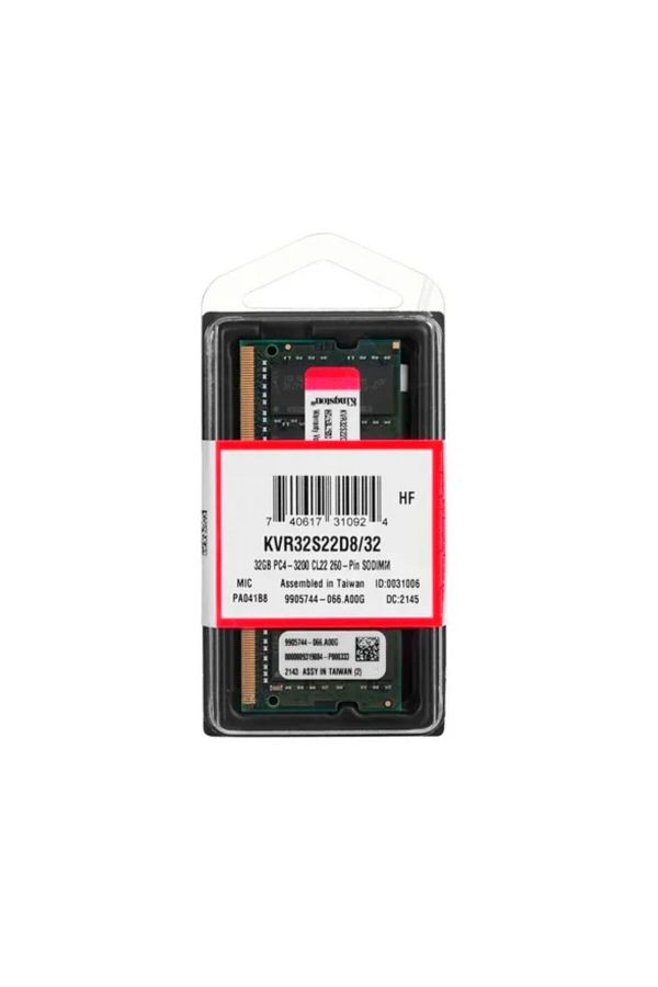Kingston-ذاكرة الوصول العشوائي للكمبيوتر المحمول DDR4 بسعة 32 جيجابايت بسرعة 2400 ميجاهرتز 1